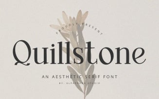 Quillstone - Aesthetic Serif Font