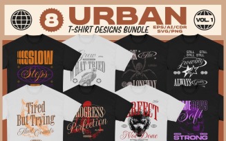 Urban T-shirt Designs Bundle Vol. 1