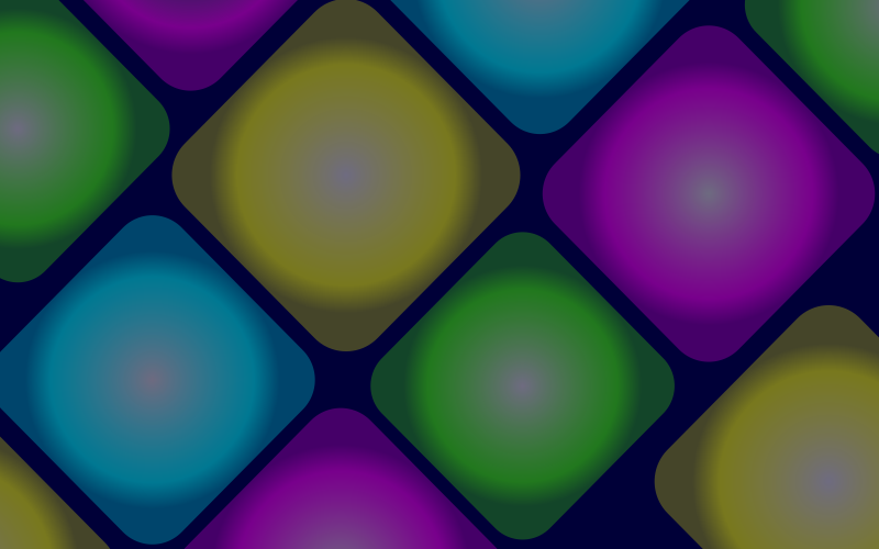 Colorful Squares Pattern With Dark Background