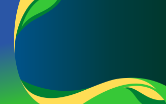 Dark Green And Yellow Gradient Background