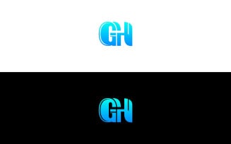 GH Letter Logo – Modern & Minimal Vector Design - GH Initial Logo - GH Monogram Logo - GH Logo