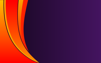 Orange Yellow Gradient Waves Pattern With Dark Background