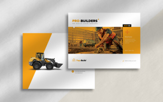 Construction Brochure Landscape Template