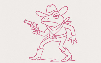 Hold On Partner Im Overstimulated PNG, Funny Frog Meme PNG, Cowboy Frog PNG, Frog Lover Shirt,