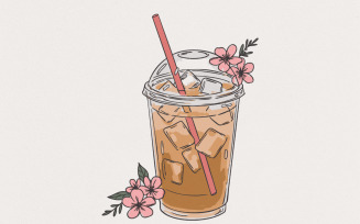 I Take My Coffee On The Rocks PNG, Trendy Coffee PNG, Popular PNG, Coffee Lover PNG, Iced Coffee