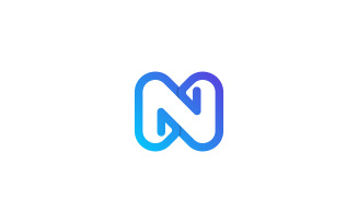 Minimalist N Monogram Logo – Professional Letter N Logo Template – N Initial Logo for Business