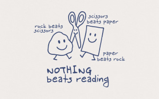 Nothing Beats Reading PNG, Funny Paper PNG, Scissors Sublimation, Book Lover Gift, Reading Shirt,