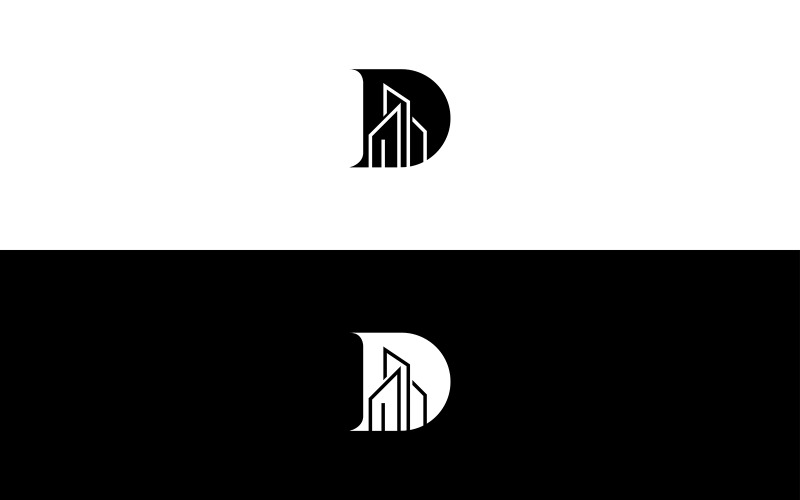Real Estate D Logo - Letter D Real Estate Logo Template – D Logo for Realty & Property Business