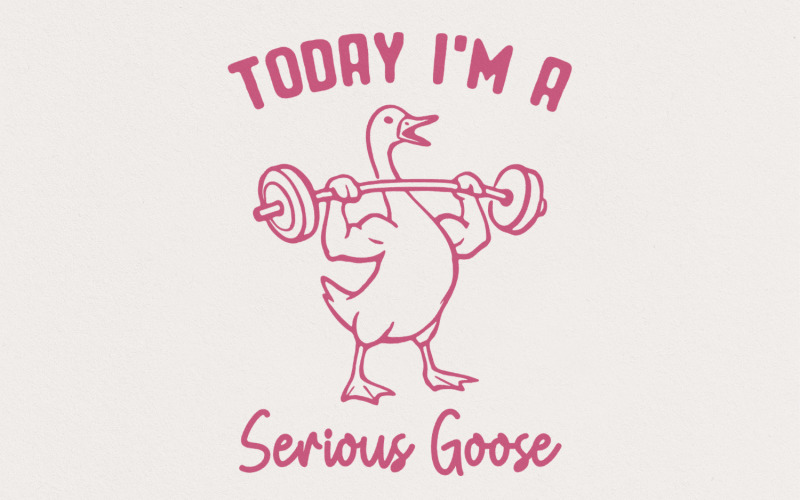 Silly Goose Era PNG, Funny Silly Goose png, I'm a Serious Goose, Sarcastic Goose Clipart, Cute Illustration