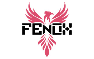 Designed as a flaming phoenix bird