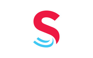 Letter S logo vector template. Creative S Letter initial logo design V2.