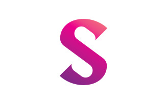 Letter S logo vector template. Creative S Letter initial logo design V4.