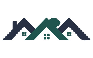 A geometric design of a house