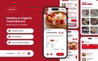 BienManger – Healthy Food App Design Template