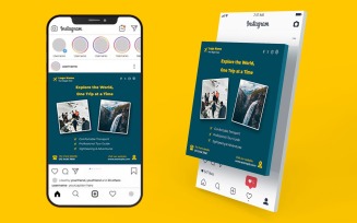 Cultural & Historical Tour Post Templates | Editable PSD for Travel & Heritage Promotions