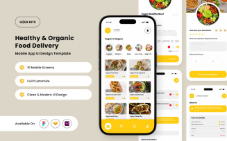 Nutrigo – Smart Healthy Food App Design Template