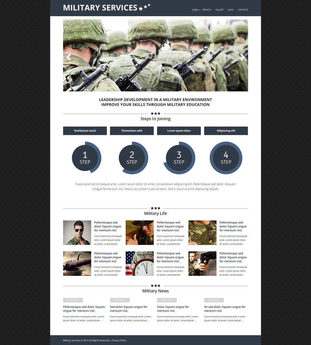 Military Joomla Template 51803