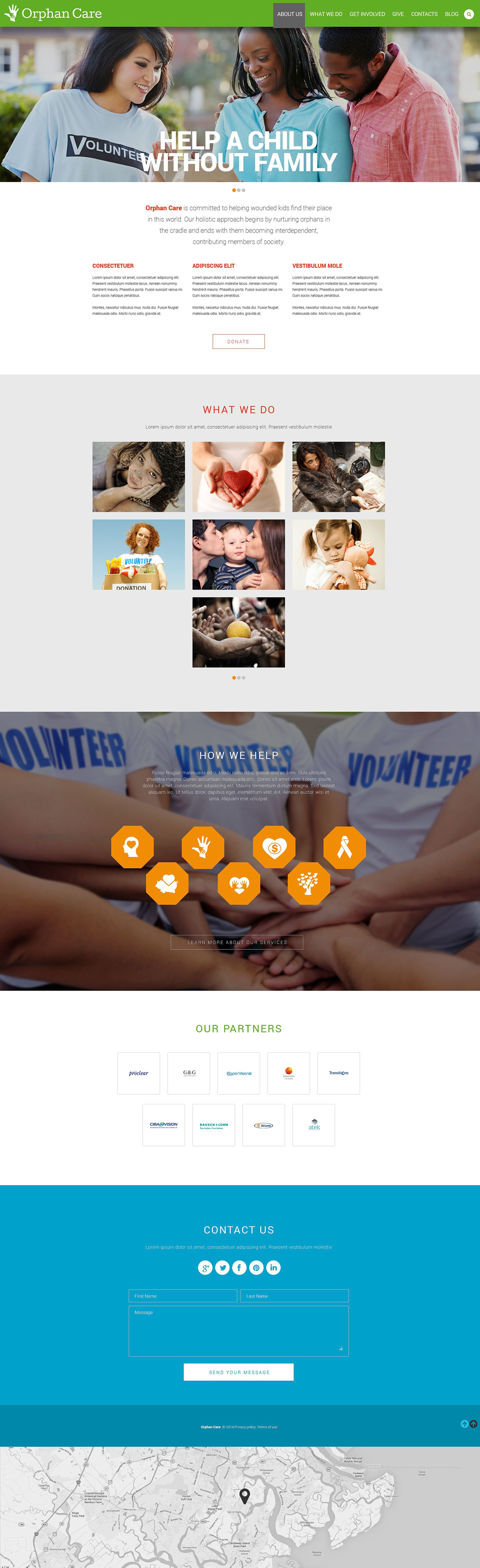 Child Charity Responsive Website Template New Screenshots BIG