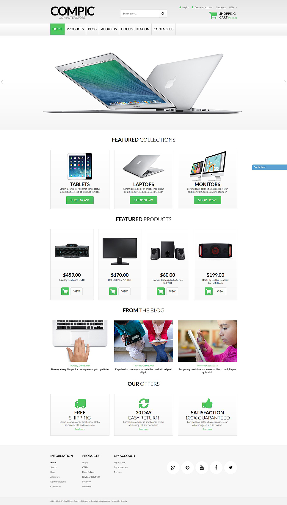 Computer Hardware Shopify Theme New Screenshots BIG