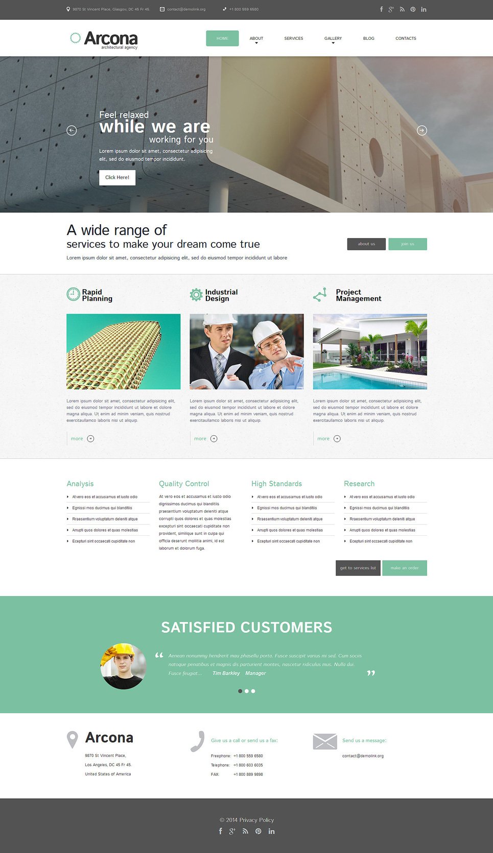 Construction Company Responsive WordPress Theme New Screenshots BIG