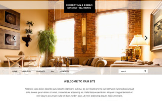 Home Decor Responsive Website Template