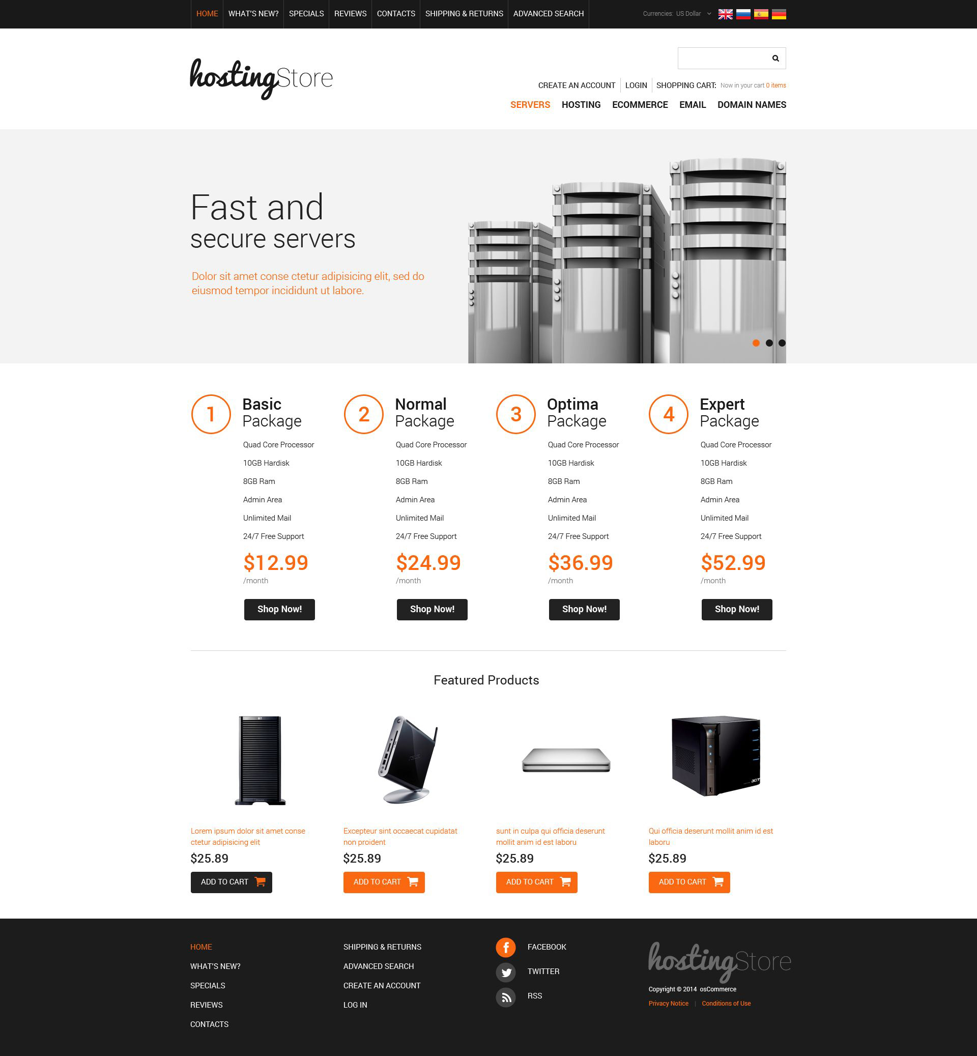 Hosting Oscommerce #51812 - Ekran resmi