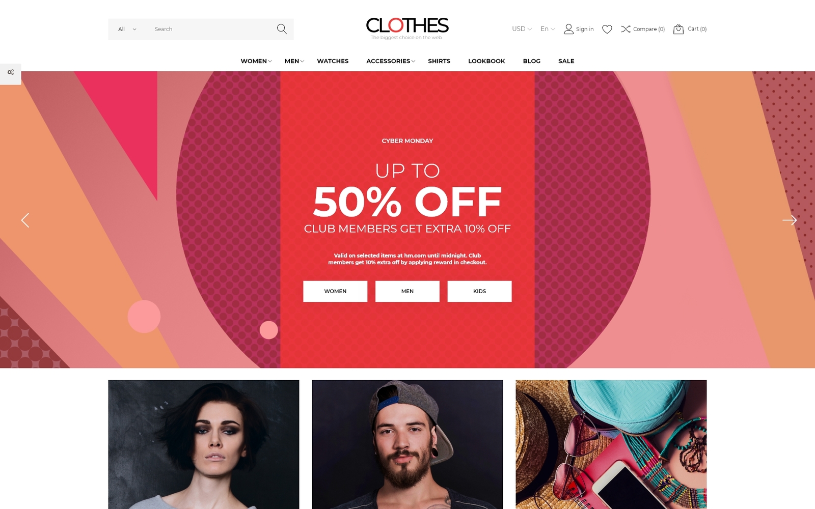 Responsive Clothes - Apparel Brand Online Template Prestashop #51868