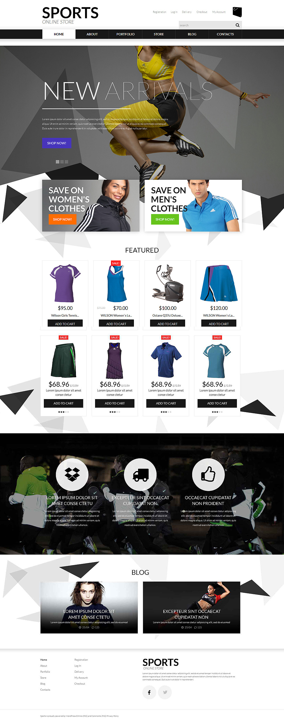 Sports Apparel WooCommerce Theme New Screenshots BIG