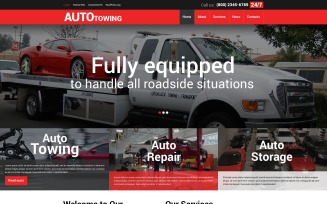 Towing Company WordPress Theme