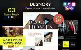 Desnory - Premier Multipurpose WordPress CMS Elementor Theme
