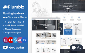 Plumbiz - Handyman and Plumber Tools Store Elementor WooCommerce Responsive Theme