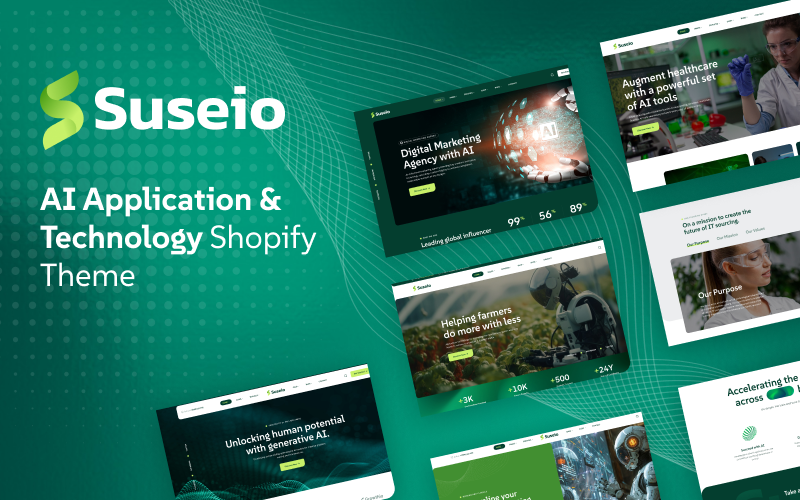 Ap Suseio - AI Artificial Intelligence Agency Shopify Theme