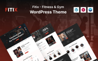 Fitix - Fitness and Gym WordPress Theme