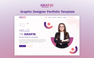 Grafik v1 - Premium Graphic Designer Next.Js Portfolio Template