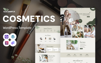 Gleamifly - Beauty & Cosmetics Store WordPress Elementor Theme
