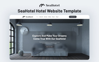 SeaHotel: Premium Next.js Hotel Website Template