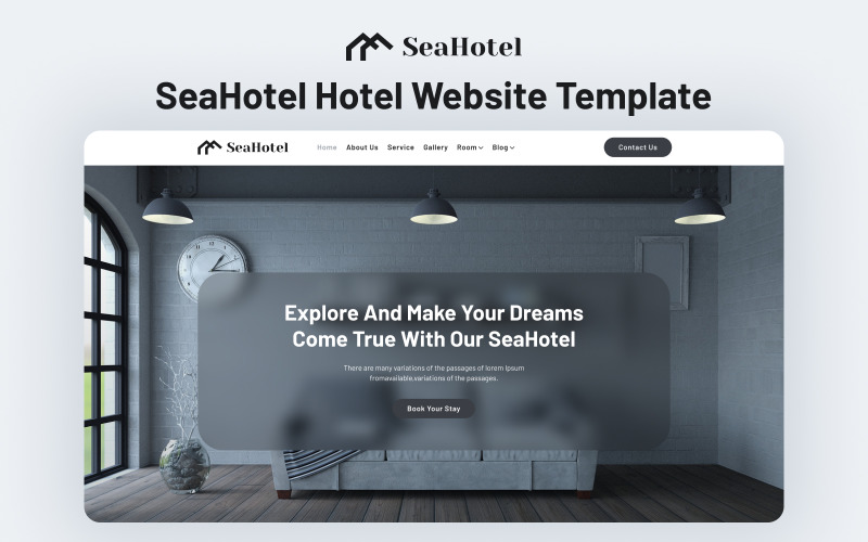SeaHotel: Premium Next.js Hotel Website Template