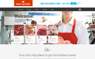 Ecologically Pure Meat WordPress Theme
