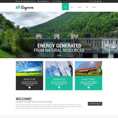 Environmental Website Templates