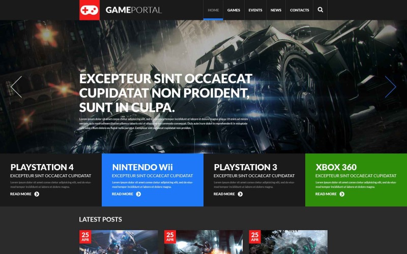 Gaming Fan Board WordPress Theme