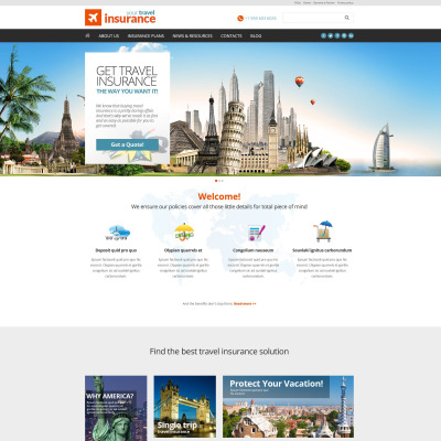 29+ Best Insurance Website Templates