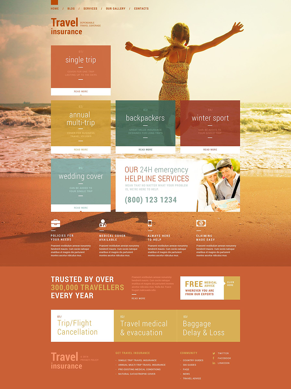 Insurance Responsive Website Template New Screenshots BIG
