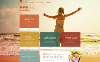 Insurance Responsive Website Template