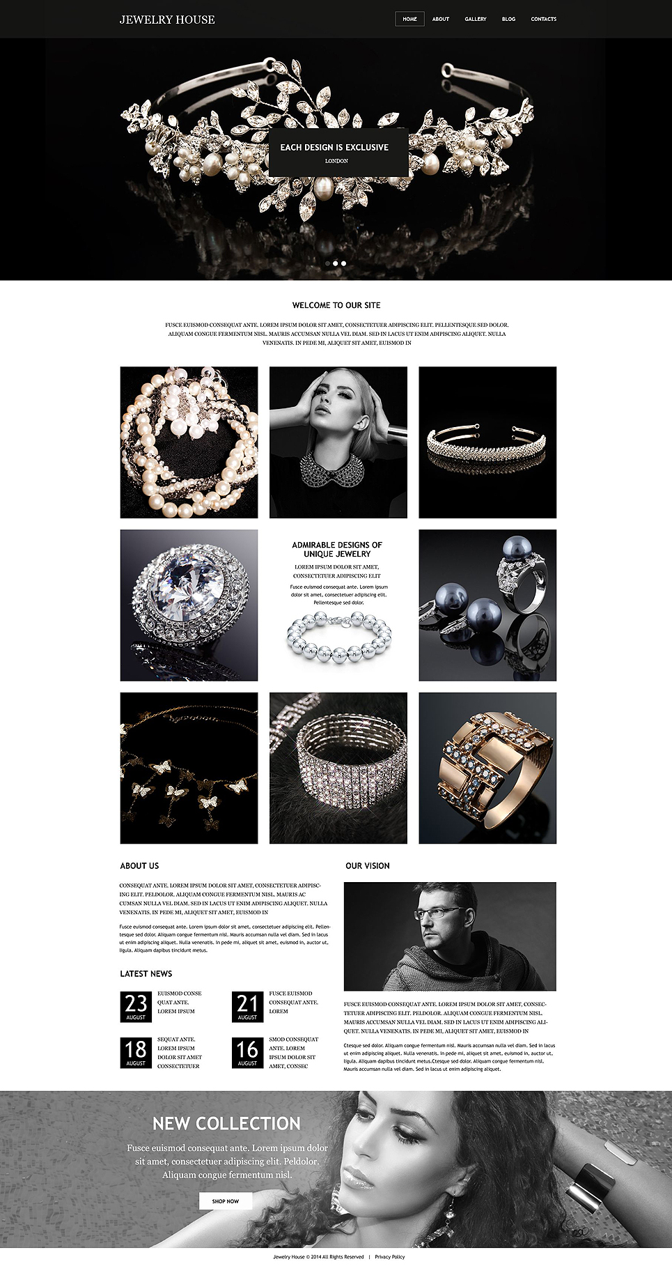 Jewelry Muse Template New Screenshots BIG