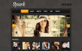 Model Agency WordPress Theme