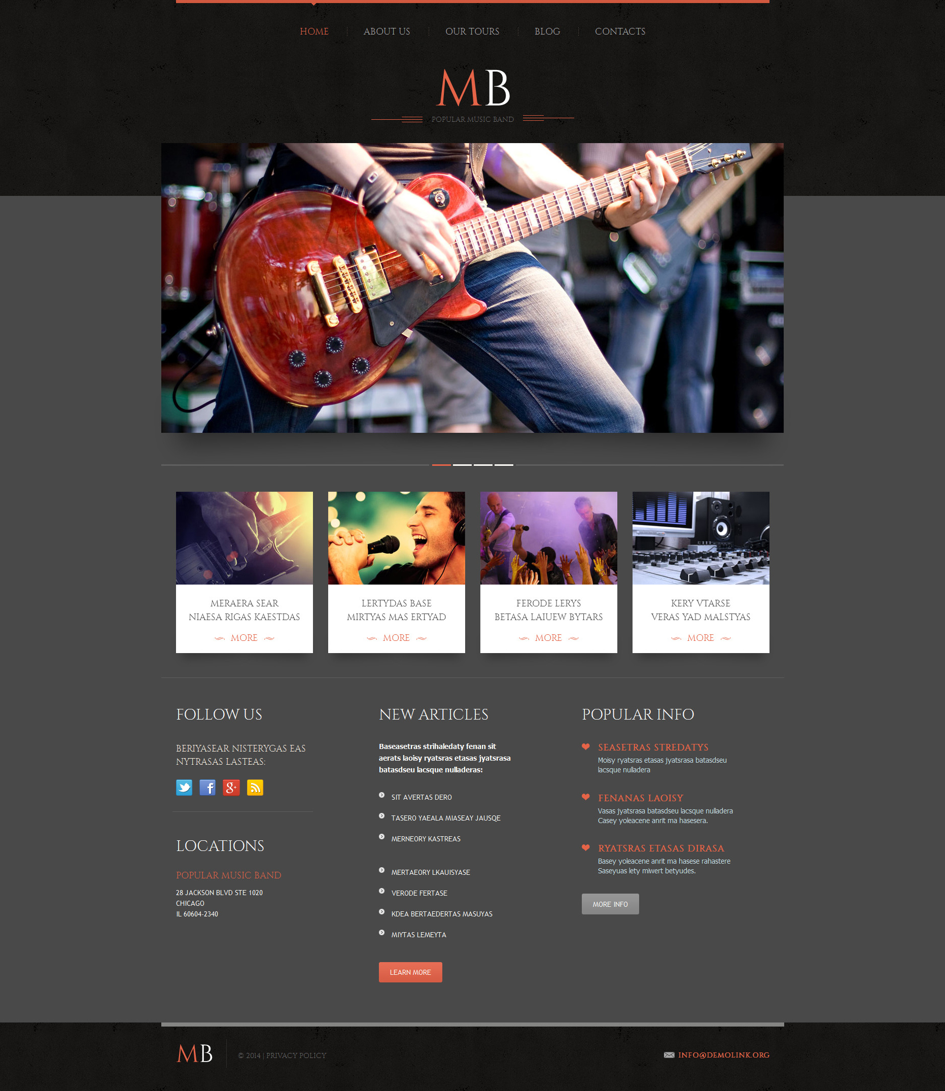 Responsivt WordPress-tema #51911 - skärmbild