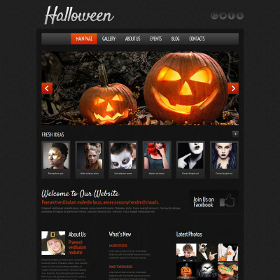Halloween Responsive WordPress Motiv