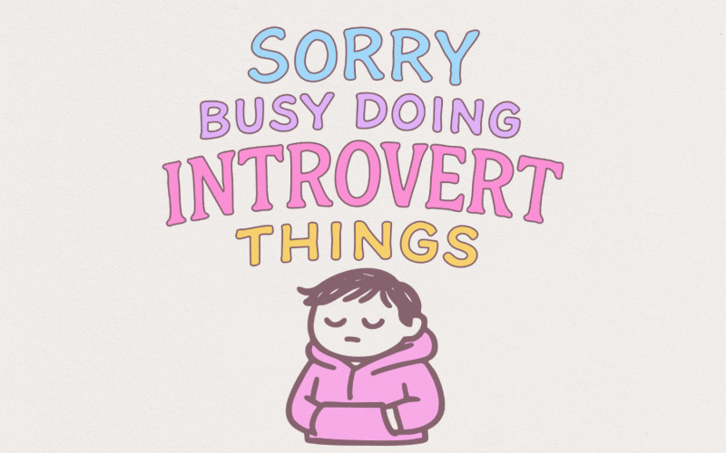 Funny Introvert PNG Design, Sticker PNG, Mental Health PNG, Trendy PNG, Sarcasm Fun PNG, Sassy png, Illustration