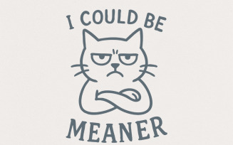 Meaner Tee PNG, Spicy Attitude Digital, Confident Shirt Print, Funny Parent Design, Trendy Apparel