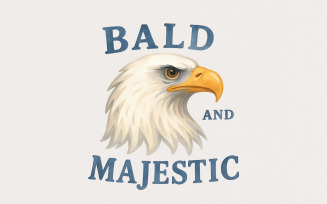Patriotic Bald Eagle 4th of July, png Independence Day, America Freedom Design, USA Pride Clipart,